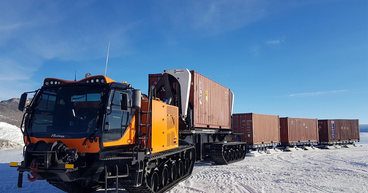 panther  Panther XL Deployed for Antarctic Mission - Prinoth